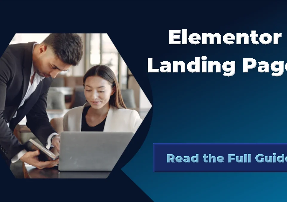 Elementor landing page design