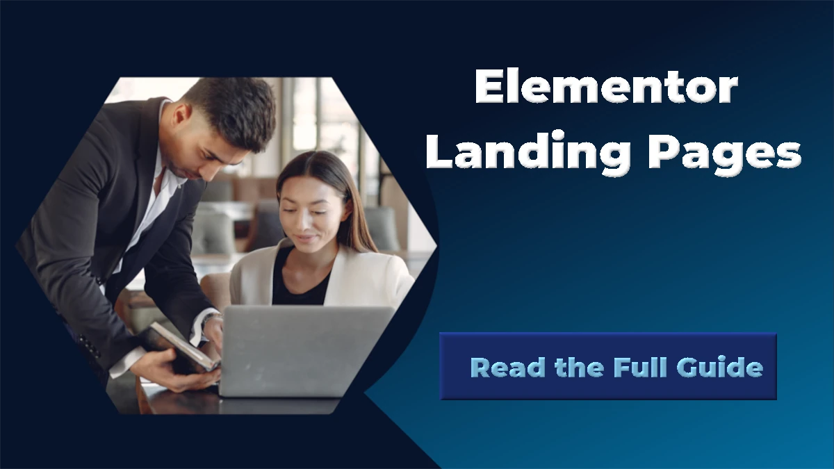Elementor landing page design